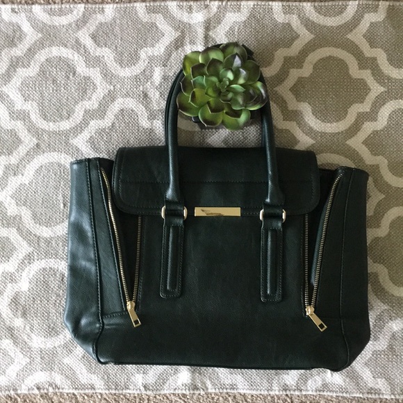 hunter green purse